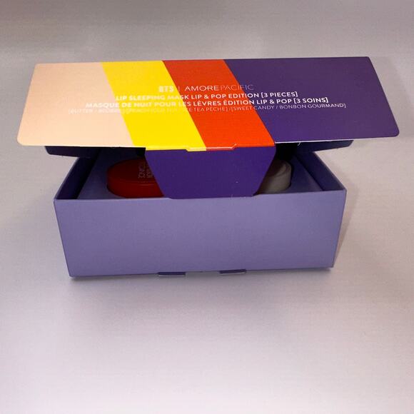 Laneige Lip Sleeping Mask Balm BTS Lip & Pop Edition 8g / .27 oz Butter Peach + - Picture 10 of 11
